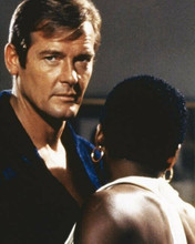 Live and Let Die Roger Moore Gloria Hendry in scene 11x14 inch photo