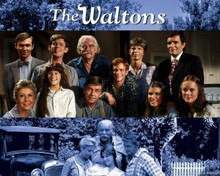 The Waltons special two family images with show titles above 8x10 inch photo