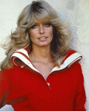 Farrah Fawcett beautiful in red shirt as Kris Munroe Charlie's Angels 8x10 photo