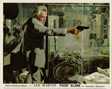 Point Blank 1967 Lee Marvin pointing gun 8x10 inch photo