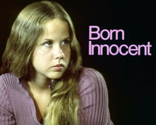 Linda Blair in purple sweater 1974 Born Innocent TV movie 11x17 Poster & logo