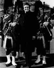 Johnny Cash Christmas in Scotland at Falkland Palace with guards 11x17 Poster