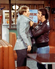 Henry Winkler grabs Ron Howard by lapels in Arnold's Happy Days 11x17 Poster