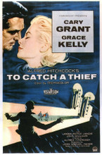 To Catch A Thief 11x17 inch movie poster Cary Grant Grace Kelly rooftops style
