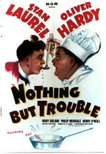 Nothing But Trouble Stan Laurel Oliver Hardy 11x17 inch movie poster