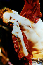Morrissey open shirt bare chest iconic photo in concert 11x17 Mini Poster