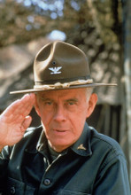 Harry Morgan saluting as Sherman T Potter in M.A.S.H TV series 11x17 poster