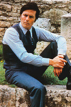 Alain Delon looking dapper in waistcoat & tie Borsalino 11x17 Mini Poster