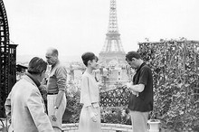 Audrey Hepburn William Holden Paris - When It Sizzles 11x17 Eiffel Tower Poster