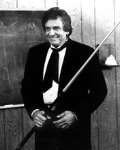 Johnny Cash 16x20 Poster holding pool cue The Baron And The Kid
