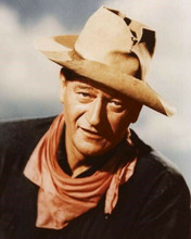 John Wayne classic pose in red scarf and western hat Rio Bravo 16x20 Poster