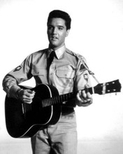 Elvis Presley G.I. Blues The King plays guitar 16x20 Poster