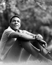 Marvin Gaye Prince of Motown smiling pose sitting on grass 1960's 16x20 Poster