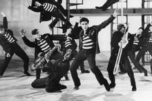 Elvis Presley classic dance routine for Jailhouse Rock 12x18 inch Poster