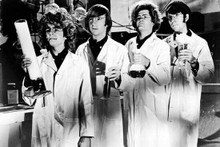The Monkees all dressed in lab coats The Monkees TV series 12x18 inch Poster