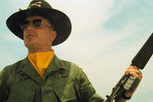 Apocalypse Now Robert Duvall holds machine gun as Kilgore 12x18 inch Poster