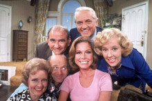 Mary Tyler Moore Show Mary Ted Lou Murray Sue Ann Georgette in apt 12x18 Poster