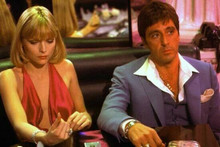 Scarface Al Pacino as Tony Montana Michelle Pfeiffer as Elvira 12x18 Poster