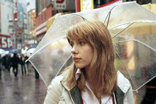 Lost in Translation Scarlet Johansson with umbrella in rainy Tokyo 12x18 Poster