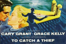 To Catch A Thief Cary Grant Grace Kelly 12x18 inch movie Poster the kiss