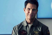 Top Gun Tom Cruise smiling as Pete Mitchell 12x18 inch Poster