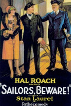 Sailors Beware! Stan Laurel Oliver Hardy 12x18 inch movie Poster