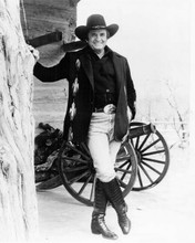 Johnny Cash full length 1980's pose in western hat and long boots 12x18 Poster