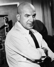 Telly Savalas in shirt and tie as Kojak 1973 first season portrait 12x18 Poster