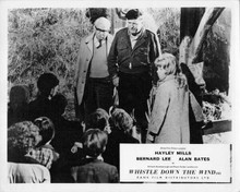 Whistle Down The Wind Hayley Mills & children Bernard Lee in barn 8x10 photo