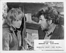 Whistle Down The Wind Hayley Mills & Alan Bates in barn 8x10 inch photo