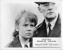 Whistle Down The Wind 1961 Hayley Mills as Kathy beside police man 8x10 photo
