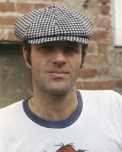 James Caan 1970's portrait wearing checkered cap 8x10 inch photo