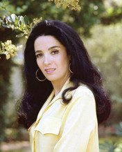 Linda Cristal beautiful 1970's portrait High Chaparral star in yellow 8x10 photo
