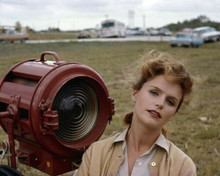 Lee Remick 1960's pose on outdoor movie set by studio light 8x10 inch photo