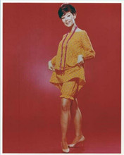 Yvonne Craig 8x10 inch photo full length pose in polka dot outfit