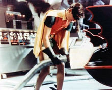 Batman classic TV rare image of Burt Ward re-fueling the Batmobile 8x10 photo