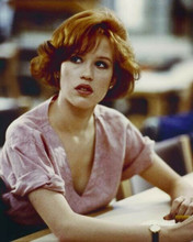 Molly Ringwald sits at school desk as Claire The Breakfast Club 8x10 inch photo
