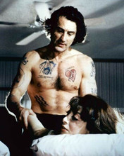 Cape Fear bare chested and tattooed Robert De Niro Zully Montero 8x10 inch photo