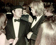 Jack Nicholson & Jon Voight meet at Academy Awards classic 1970's 8x10 photo
