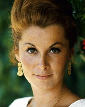 Stefanie Powers beautiful 1960's portrait wearing gold earrings 8x10 inch photo