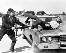 Mr Majestyck Charles Bronson teaches Paul Koslo a lesson with gun but 8x10 photo