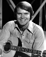 Glen Campbell classic 1960's portrait with his guitar 8x10 inch photo