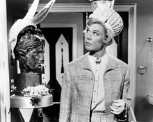 Doris Day wears hat and suit in Rock's apartment 1961 Lover Come Back 8x10 photo