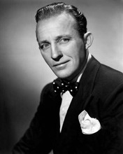 Bing Crosby Der Bingle looking dapper in bow tie & jacket 1940's 8x10 inch photo