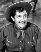 Andy Devine iconic western actor smiling wearing his AD shirt 8x10 inch photo