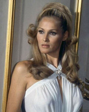 Ursula Andress looks stunning in white dress with bare shoulder 8x10 inch photo