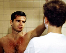 Carnal Knowledge Jack Nicholson in shower looks at Art Garfunkel 8x10 inch photo