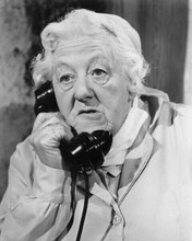 Margaret Rutherford as Miss Marple classic expression holding phone 8x10 photo