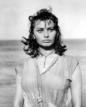 Sophia Loren wears iconic wet dress 1957 Boy on A Dolphin portrait 8x10 photo