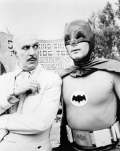 Batman 1966 TV series Vincent Price & Adam West as Egghead and Batman 8x10 photo